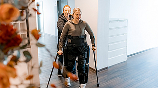 Anna Struckmann, Training mit Exoskelett