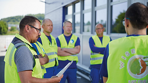 Unterweisung bei Milupa GmbH Fulda | © Dominik Buschardt / BGN Unterweisung bei Milupa GmbH Fulda