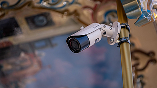 Überwachungskamera auf dem Venetian Carousel