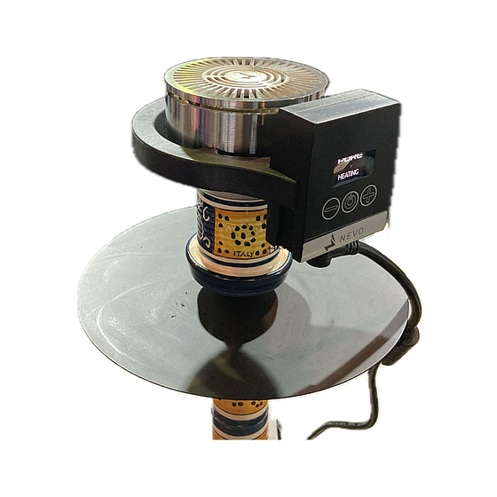 Erste Wahl: die elektrische Beheizung | © Peter Rietschel / BGN elektrischer Shisha-Kopf