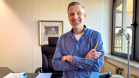 Dr. Raphael Herr, Epidemiologe und wissenschaftlicher Mitarbeiter in der Abteilung Präventionsmanagement der BGN | © BGN Dr. Raphael Herr, Epidemiologe und wissenschaftlicher Mitarbeiter in der Abteilung Präventionsmanagement der BGN