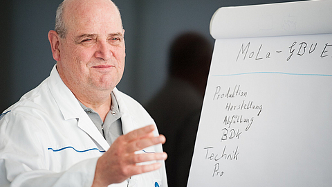 Markus Braß, Fachkraft für Arbeitssicherheit bei Moers Frischeprodukte | © Oleksandr Voskresenskyi Markus Braß, Fachkraft für Arbeitssicherheit bei Moers Frischeprodukte