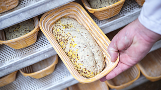 Backwaren auf Stikkenwagen