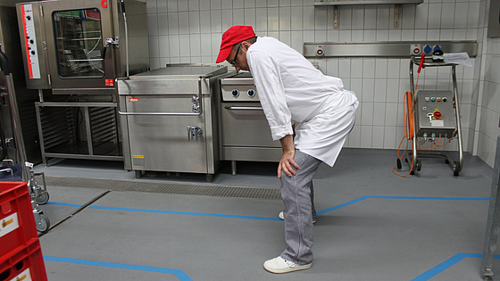 Entlastung  der Rückenmuskulatur