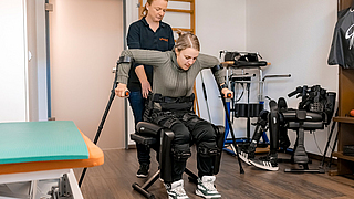 Anna Struckmann, Training mit Exoskelett