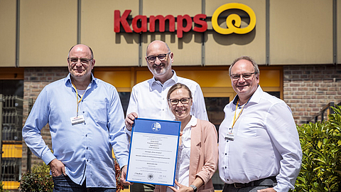 BGN-Zertifikat "Sicher mit System" Kamps GmbH