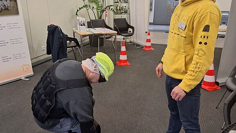 Simulationsanzug GERT Thomy Werk Neuss | © Christoph Voormans Simulationsanzug GERT Thomy Werk Neuss