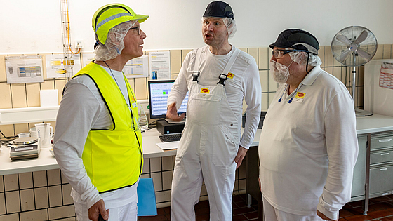 Teambesprechung im Maggi-Werk Singen