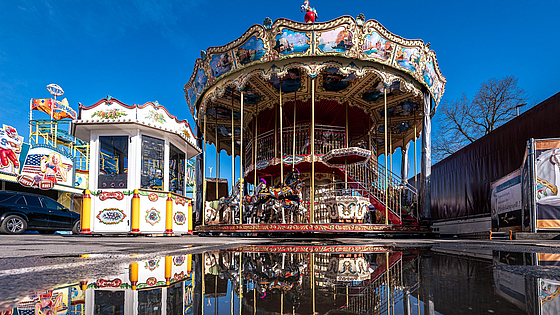 Venetian Carousel auf der Frühjahrssend Münster