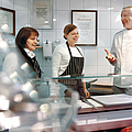 Teambesprechung in der Metzgerei